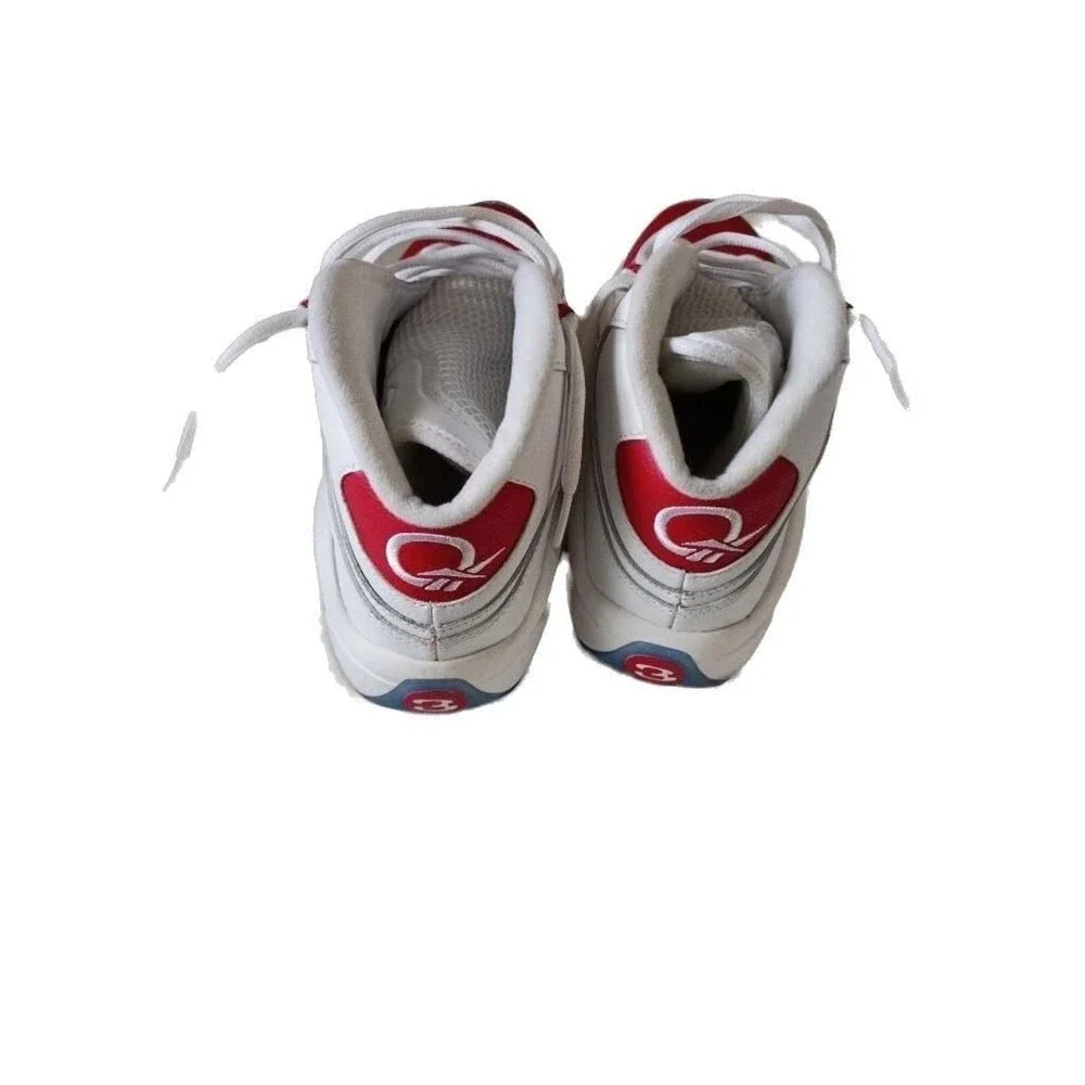 Reebok Question Mid 'White Pearlized Red' Allen Iverson Basketball Sneakers